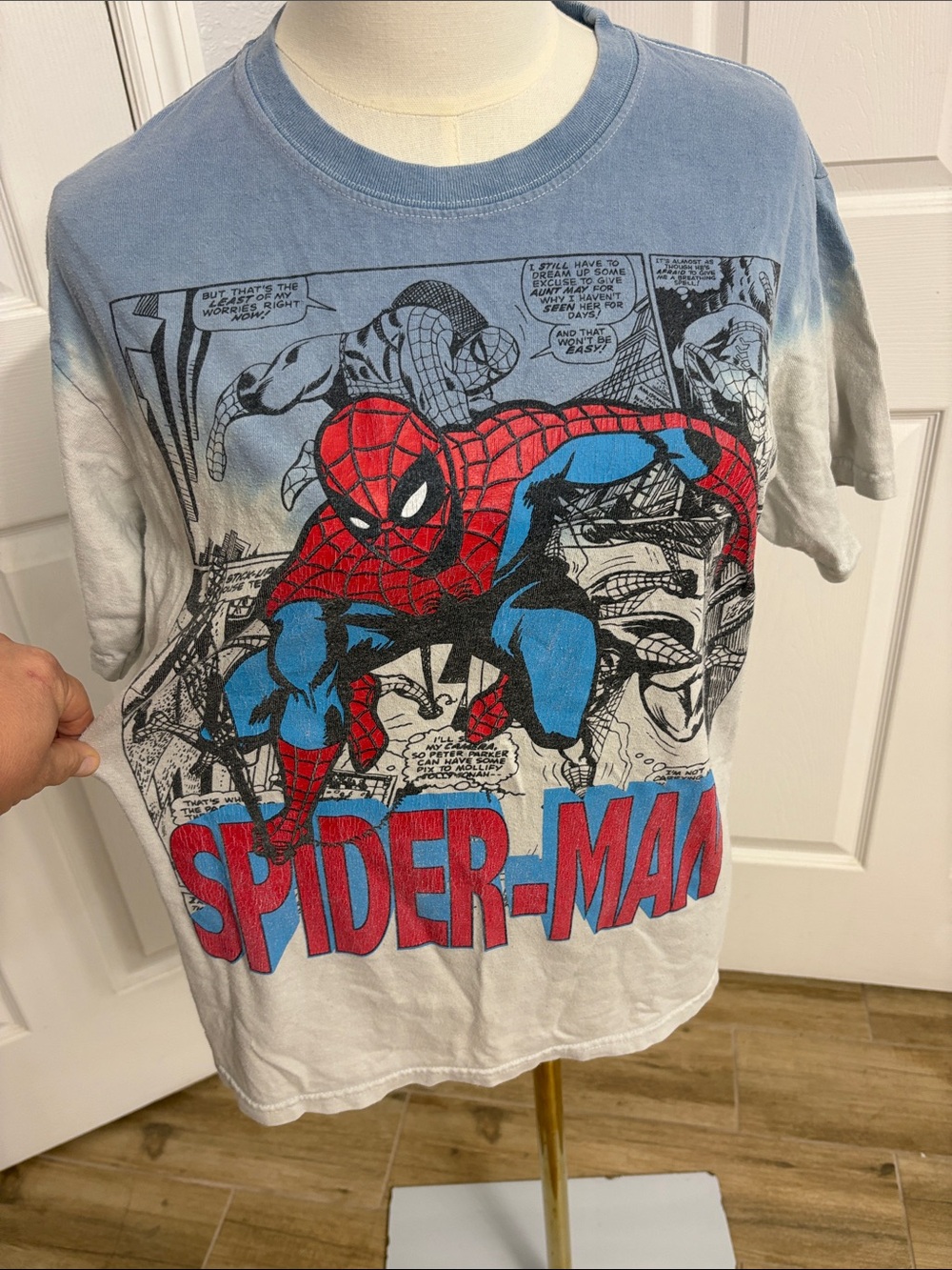 Marvel Spider-Man Short Sleeve Tee in Blue, Red, White
